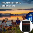thumbnail image 1 of Bolsa de reposabrazos reclinable para sofá, organizador de lona para acampar al aire libre (negro), 1 of 5