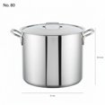 thumbnail image 2 of OLLA DE ALUMINIO GRANDE TRIPLE FUERTE CON TAPA No. 80 GRAN CHEF, 2 of 3