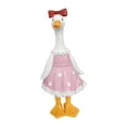 thumbnail image 4 of Garden Duck Sculpture Desk Ornament Figurine Resin Material for Living Room Bedroom Office Display, 4 of 9