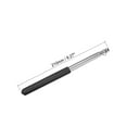 thumbnail image 2 of Uxcell 3.28ft/1M Handheld Flagpoles Stainless Steel Guide Flag Pole Teaching Pointer Black, 2 of 4
