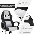 NiamVelo PC Gaming Chair Massage Office Chair Adjustable Computer Chair with Lumber Support for