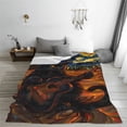 thumbnail image 5 of Pofeuu Starry Night Cat Guitarist A Print Ultra-Soft Micro Fleece Blanket,for Bed Or Sofa,All Season Throw Blankets Flannel Blanket-40"x30", 5 of 7