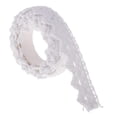 thumbnail image 4 of Cinta adhesiva washi de encaje de tela para tejer a ganchillo de 2 yardas Blanco, 4 of 9