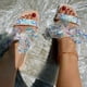 thumbnail image 5 of Sandalias de verano para mujer, sandalias planas sin cordones, zapatos romanos de cristal, sandalias informales con punta abierta Wmkox8yii  ytu8722, 5 of 8