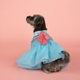 thumbnail image 4 of Doggy Parton, Dog Clothes, Western Rhinestone Tutu Pet Dress, Blue, Medium, 4 of 13