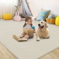 thumbnail image 5 of Garvee Ultra Soft Area Rug, 8'x10' Fluffy Area Rug Non Slip Rug for Living Room Bedroom Home Decor Carpet, Off-White, 5 of 10