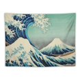 thumbnail image 5 of Creowell  The Great Wave Japan Tapestry, Wall Decor Art Tapestry Hanging for Living Room Kitchen Outdoor Dorm Bedroom 60x50inch, 5 of 6