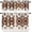 Style-2, variant on Rustic Kitchen Valances for Windows,Country Animal Deer Moose Bear Curtain Kitchen Curtains Valance for Kids Livingroom Kitchen Restaurant Cafe Curtains Valance,54X18 1 Piece