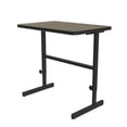 thumbnail image 2 of Correll CST 24" x 36" Metal Adjustable Standing Workstation in Colonial Hickory, 2 of 7