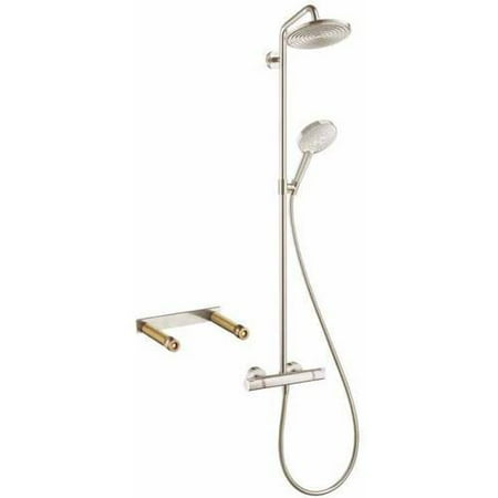 Raindance 180 Showerpipe Hansgrohe KS27115-16181CR Raindance S 240 Showerpipe, Thermostatic Basic Set Included, Various Colors ()