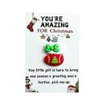 thumbnail image 7 of 10-Pack Mini Christmas Card Set with Organza Bag, Small Gift Card and Tag for Stocking Stuffer, Holiday Greeting Card with Red Ribbon(G), 7 of 7