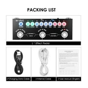 M-VAVE CUBE BABY Multi Effects Guitar Pedal with IR Loading 9 AMP Models, Delay Reverb Distortion Overdrive, Rechargable Electric Guitar Effects Multi Pedal Support Recording