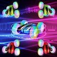 thumbnail image 3 of Shininglove 3 Pack Kids 2.4GHz RC Stunt Cars with Wheel Lights, 360° Rotating Remote Control Car for Boys Girls, 3 of 6
