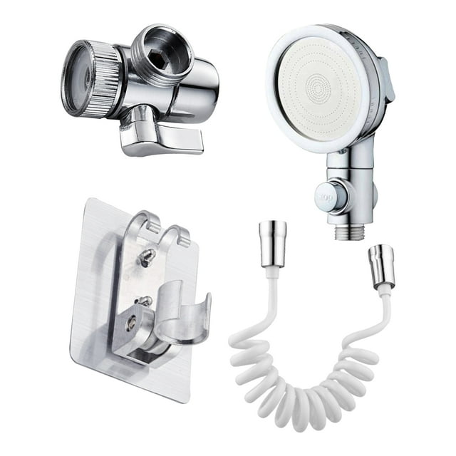 Amdohai Douchette à Main Ensemble de Pulvérisateur et Rinçage pour Lavabo de Salle de Bain pour Lavage des Cheveux