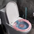 thumbnail image 3 of Toilet Seat Sitz Bath Women Bidet Hip Bath Set with Flusher PP Materials High Temperature Resistance Versatile Universal for Daily Cleansing Red, 3 of 5