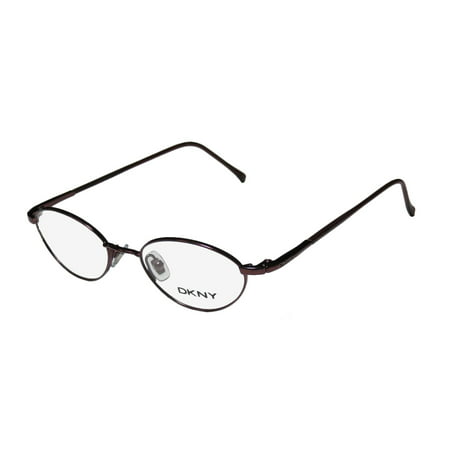 New Dkny 6207 Womens/Ladies Designer Full-Rim Burgundy Classic Shape Sophisticated Sleek Frame Demo Lenses 43-17-130 Eyeglasses/Glasses