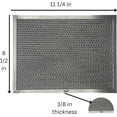 thumbnail image 3 of WINDON BAY Stove Range Hood Vent Filter - Premium Aluminum Mesh and Charcoal Carbon Replacement for Broan Range Hoods, 8.5" x 11.25" x 3/8" - 1pk, 3 of 5