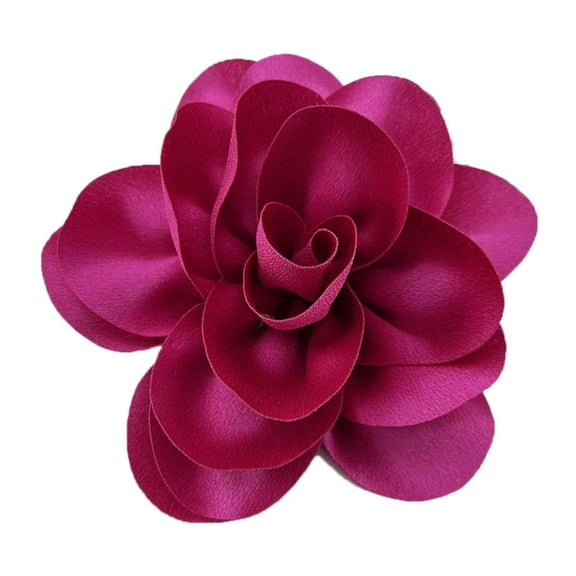 WE-POLUJ Beautiful Satins Flower Lapel Pin Delicate Brooch Jewelry for Work and Business
