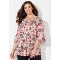 thumbnail image 3 of Catherines Women's Plus Size Petite Georgette Pintuck Blouse, 3 of 5