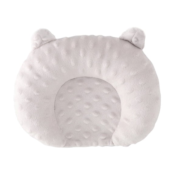 Small Pet Neck Support Pillow, Soft Polyester Rest Cushion for Cats & Small Dogs, Washable Compact Pet Bed Pillow,7.5X10.5In Gray