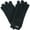 Black, variant on Debra Weitzner Mens Knit Wool Gloves Texting Thinsulate Lining Black Small/Medium