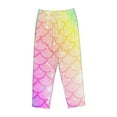 thumbnail image 4 of Xecao Fish Scale Women's Straight Lounge Pajama Pants: The Epitome of Relaxed Sleepwear, 4 of 9