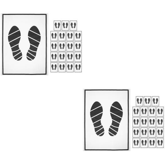 HOMEMAXS 40 pcs Disposable Car Floor Mats Paper Floor Mats Car Foot Mats Floor Protection Mats