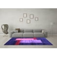 thumbnail image 3 of Ahgly Company Indoor Rectangle Abstract Purple Contemporary Area Rugs, 7' x 9', 3 of 4