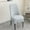 Gray, variant on Stool Cover Round, Non-Slip Elastic Seat Cover, Stretchable Nylon Spandex Fabric, Universal Fit for Bar Stools, Beige Chair Protector, Washable Durable