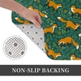 Kdxio Green Plants with Fox,16" x 24", NonSlip Front Door Mats,Outdoor