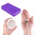 thumbnail image 4 of Unique Bargains 1 Pc 6 Grids Single Layer Pill Case Portable for Travel Purple, 4 of 6