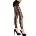 thumbnail image 1 of Leggings en Spandex avec Diamants Multidimensionnels - Noir, 1 of 1