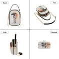 thumbnail image 3 of FORMRS Crossbody Bag for Women Quilted Travel Shoulder Cell Phone Purse with Chain Strap Handbag, White Astronaut, 3 of 7