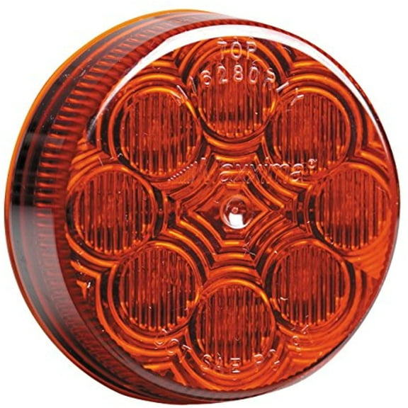 Maxxima Clearance Marker Light,Red,2-1/2" Dia. M16280R