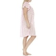 thumbnail image 4 of Ezi Women's Plus Cap Sleeve Floral Nightgown, 4 of 6