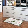 thumbnail image 6 of 39x20 Inch Non-Slip Floor Mat Hallway Runner Rug Entrance Floor Mat Runner for Kitchen and Living Room Champagne Glasses and Christmas Tree, 6 of 8