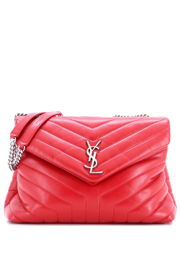 Pre-Owned Loulou Shoulder Bag Matelasse Chevron Leather Medium By Rebag