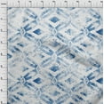 thumbnail image 4 of oneOone Cotton Silk Medium Blue Fabric Geometrical Water Color Craft Projects Decor Fabric Printed By The Yard 42 Inch Wide, 4 of 4