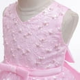 thumbnail image 3 of Lovebay Little Girl Princess Flower V-neck Lace Dress Kids Tutu Wedding Evening Birthday Pageant Party Formal Dresses Gown Prom, 3 of 12