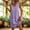 Purple, variant on QUNYINEY Mini Womens Sundresses Casual A Line Sleeveless Plaid Tank Dress V Neck Loose Fit Vacation with Pockets Dresses