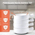 thumbnail image 6 of Bruntmor 20 Ounce Set Of 4 Porcelain Matte Glaze Bowl With Handle French Onion, 6 of 9