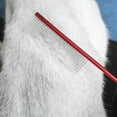 thumbnail image 5 of DABOOM Pet Steel Comb with Rounded Ends Stainless Steel Teeth, Metal Cat Dog Comb for Removing Tangles and Knots, Poodle Grooming Deshedding Tool, 5 of 8