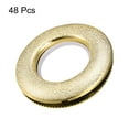 thumbnail image 3 of Unique Bargains 1-9/16'(40mm) Inner Dia. Plastic Curtain Grommets, Bright Golden, 48Pack, 3 of 5