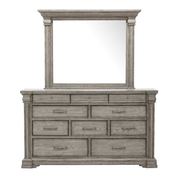 PFC Madison Ridge 10 Drawer Dresser in Heritage Taupe