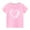 Pink, variant on WREESH Baby Clothes Toddler Kids Boys Girls Fashion Cute Round Neck Print Short Sleeve Top Black