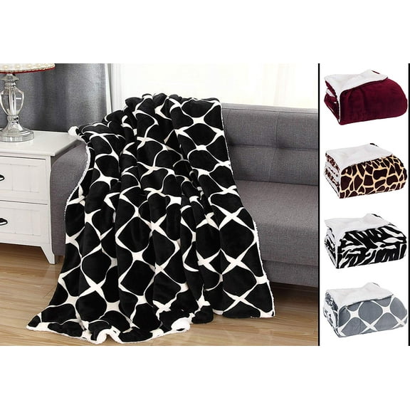 Elegant Comfort 50 x 60 Blanket Gift Christmas Throw