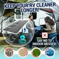 thumbnail image 3 of LATCH.IT RV Step Covers 3 Pack | 18-inch Wide Camper Step Covers Fit 8-11" Deep Stairs | Gray RV Stair Covers | Straight RV Step Carpet | RV Stair Carpet | Keep Your RV Cleaner with our RV Step Cover, 3 of 6