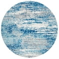 thumbnail image 2 of SAFAVIEH Evoke Frosina Abstract Area Rug, Light Blue/Gray, 6'7" x 6'7" Round, 2 of 11