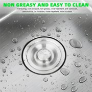 Trendix Single Bowl Utility Sink, Stainless Steel Sink with Cold and Hot Water Pipe for Laundry Room Bathroom Farmhouse, 23.62L, 23.62W, 37.4H