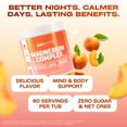 thumbnail image 6 of GoBiotix Magnesium Complex Powder with Magnesium Glycinate & Citrate, Peach Tea Flavor, 60 Servings, 6 of 9